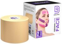 1 Кинезио тейп FACE TAPE 5см5м бежевый BB