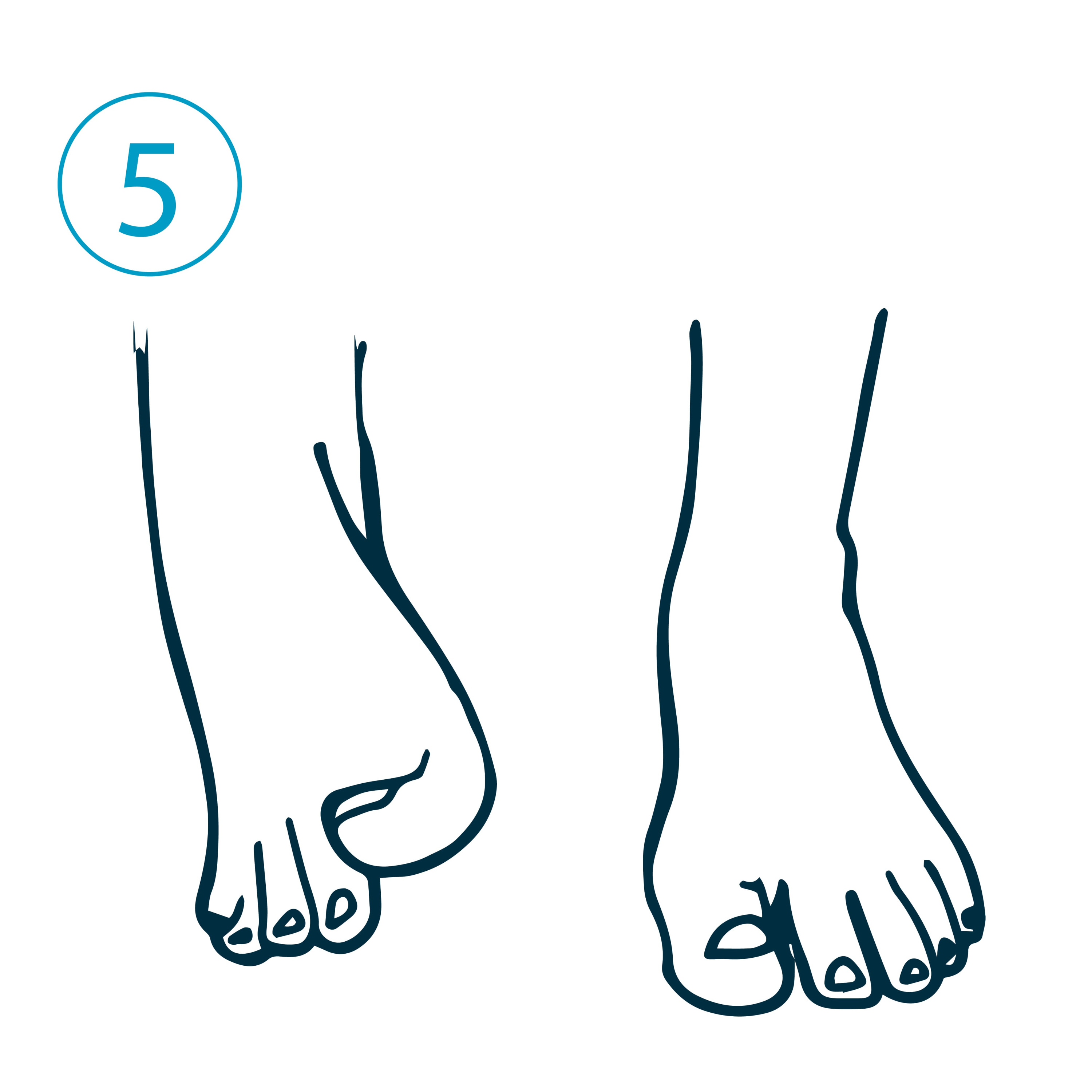 Перекатывания стоп (1–2 минуты)