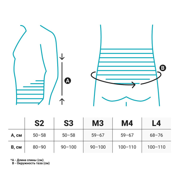 2 Ортез поясничный BAUERFEIND Spinova Osteo