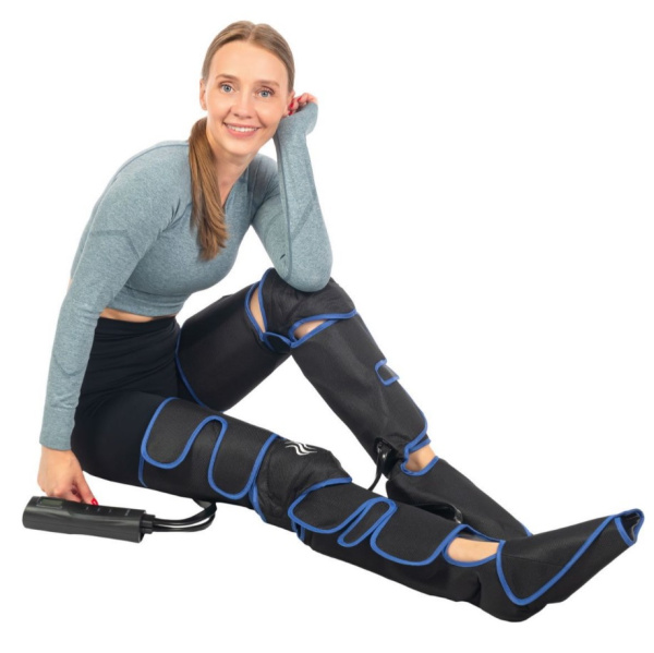 2 Компрессионный лимфодренажный массажер для ног (Длинный манжет) арт. KZ 1167