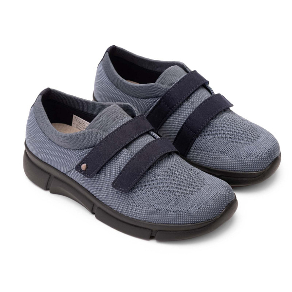 2 Кроссовки ортопедические женские BERKEMANN ALLISSIA серо-синий черный