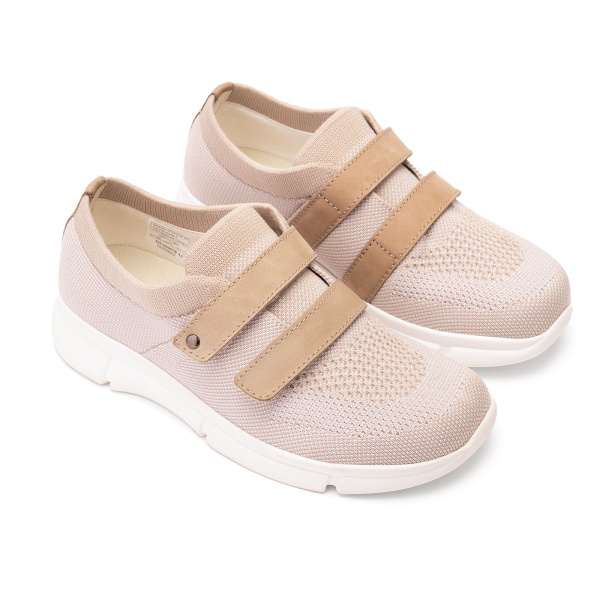 2 Кроссовки ортопедические женские BERKEMANN ALLISSIA бежевый светло-розовый