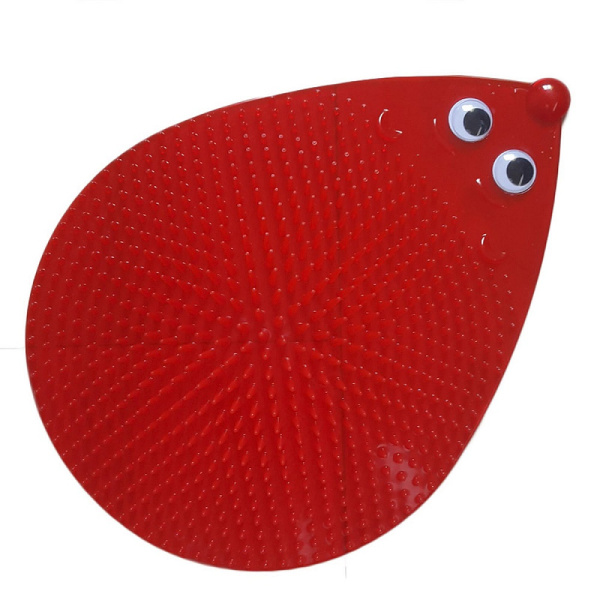 2 Коврик для гимнастики ЭВОЛАЙН ТОНУС Бодрый Ёжик красный